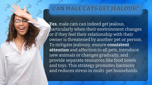 Can male cats get jealous?