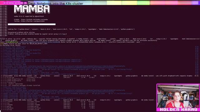 Dask -- moving the notebook inside -- credentials & seeing if it runs :)