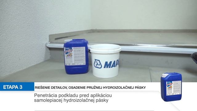 MAPEI | Systém pre balkóny bez použitia dlažby