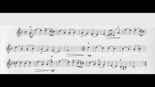 Piano accompaniment for violin / Leopold Mozart / Bourrée with click