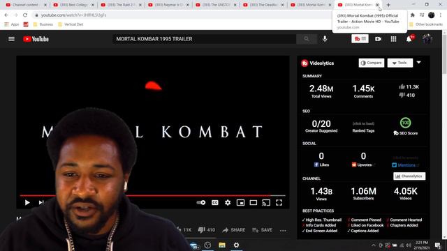 THIS LOOKS CRAZY!!! | MORTAL KOMBAT 2021 (RED BAND TRAILER) VS. 1995 TRAILER | REACTION!!!