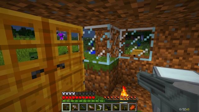 ПРО И НУБИК ЗАЩИЩАЮТ ДОМ ОТ ВЕЛИКАЯ МАТЬ МЕГАФОН В МАЙНКРАФТ MINECRAFT