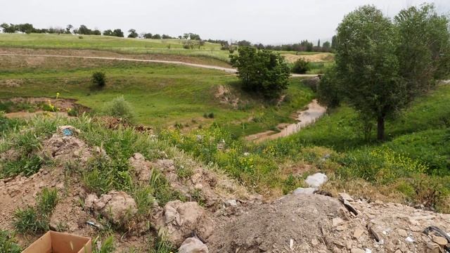 Стихийная свалка. Загрязнение воды с. Кызыл-Октябрь