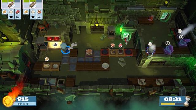 OVERCOOKED 2 Gameplay Multiplayer game with GT730