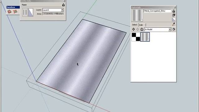 SketchUp - Projected Texture