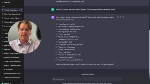 ChatGPT Spotify Plugin Integration & Creating an AI Playlist | Tutorial