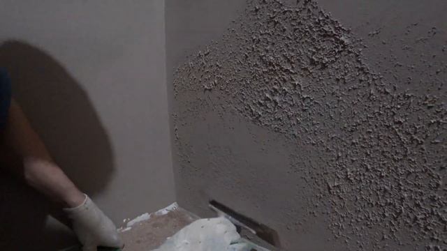 Нанесение травертина видео.