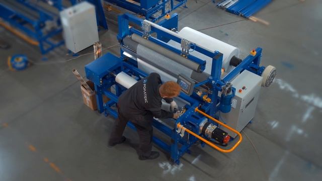Станок по намотке рулонных материалов