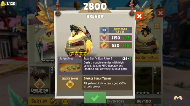 Angry Birds Evolution Which Brenda to Evolve Max Level 60 Reference Gameplay Part 1