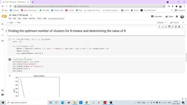 Prediction using Unsupervised ML