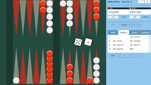 Backgammon master 16