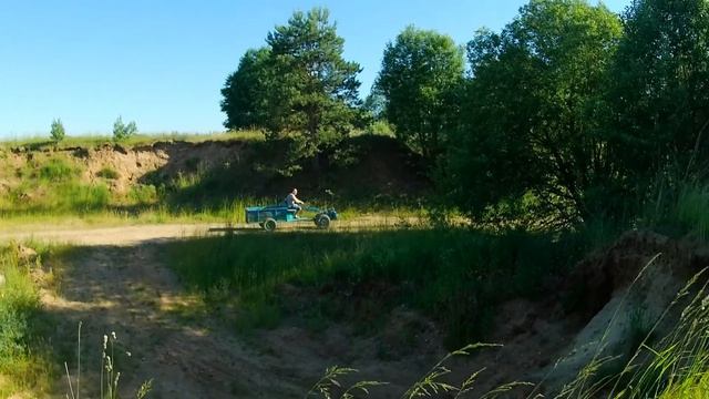 МТЗ-06 1992 года!!! Обзор и покатушки на мотоблоке.