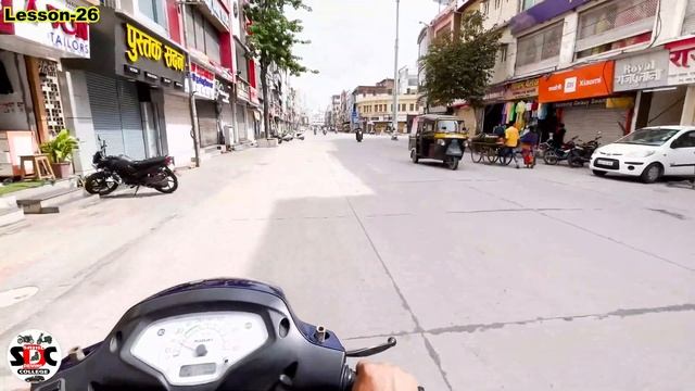 पहल बर road ओर traffic म सकट कस चलयTraffic Me Scooty Kaise Chalaye  Scooty in Traffic 