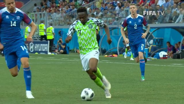 Ahmed MUSA goal vs Iceland | 2018 FIFA World Cup | Hyundai Goal of the Tournament Nominee