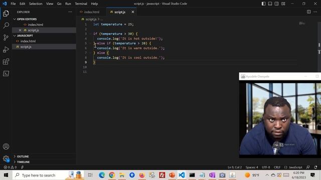 yoruba man code - Bisola Alaso Website - Understanding Javascript - The Basics - 5