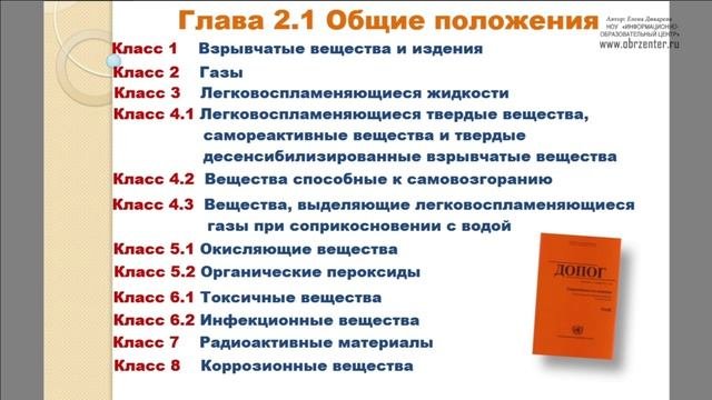 Лекция 2 Классификация. Группа упаковки