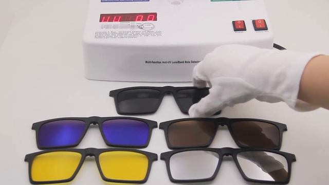 Очки с магнитными насадками clip-on TR-90 модель 2302