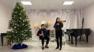 Дует скрипки с баяном Николаева Карина и Стручков Артур - «Эйигин саныы-саныыбын» Г.Комраков
