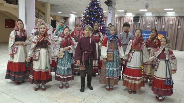 "Добрый тебе вечер, ласковый хозяин" - колядка. Ансамбль "Прялица". 2023 г.