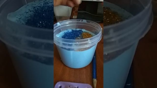 Делаю флафи слайм с пеной для волос