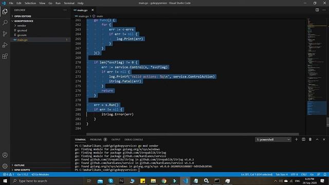 Running a Go exe as a Windows Service - Backup Files Software From Scratch Written in Go #16
