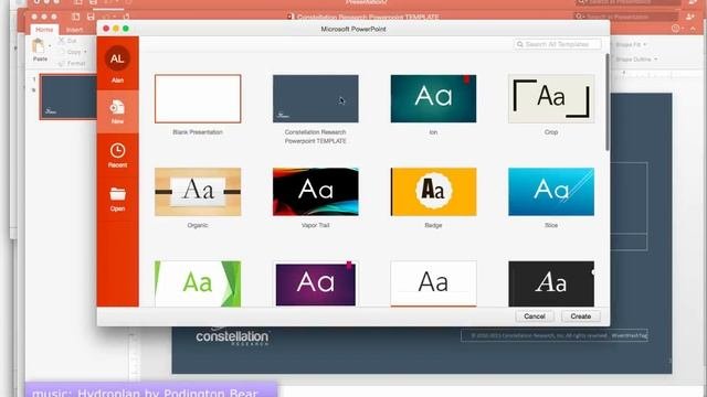 Installing A Custom Template In PowerPoint 2016 For Mac