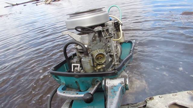 Лодочный мотор Нептун 23 на лодке Казанка.