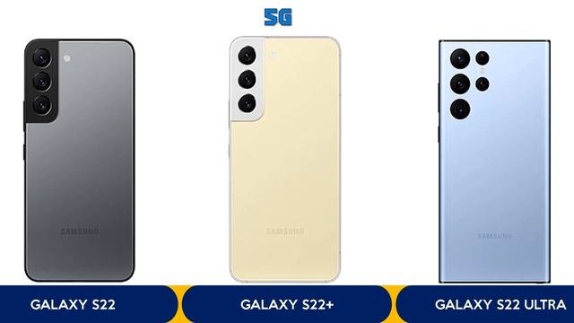 Samsung Galaxy S22 VS S22 VS S22 Ultra Comparison