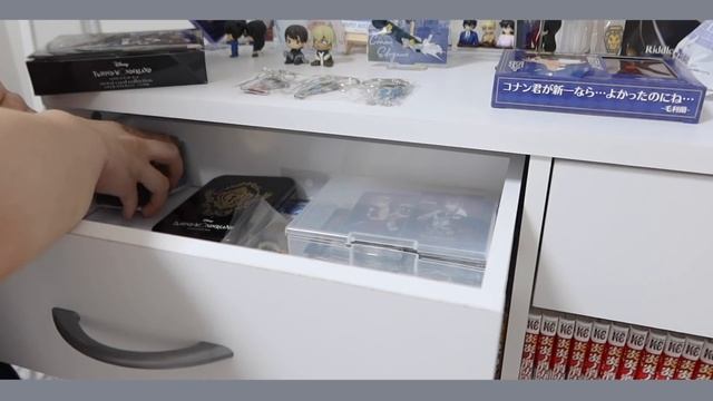 SUB)日常vlog/趣味部屋の片付け/グッズ収納.模様替え☁️"好き"に囲まれる理想の部屋づくり/ 漫画を語る女