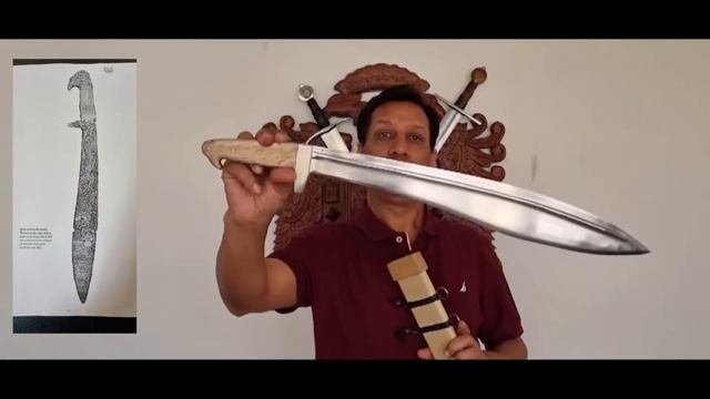KOPIS- Falcata- Machaira- Single Edge Greek Sword By Deepeeka- 2022 Editions