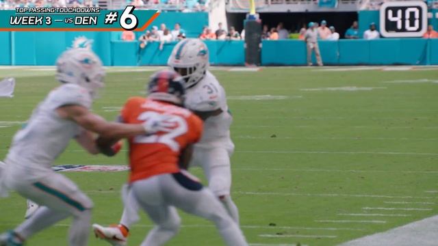 Top 10 Passing Touchdowns of the 2023 Season | Miami Dolphins