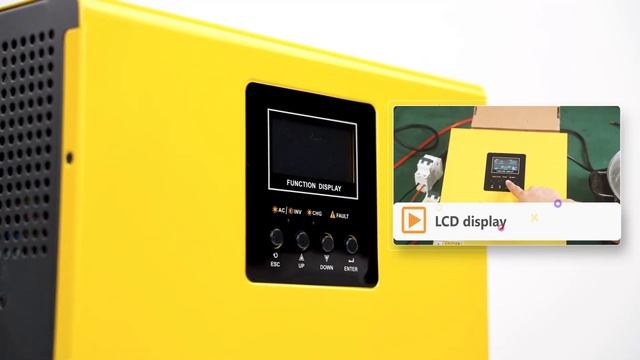 SUOER 3000VA MPPT hybrid solar inverter biến tần năng lượng mặt trời lai （MPS 3K 24）