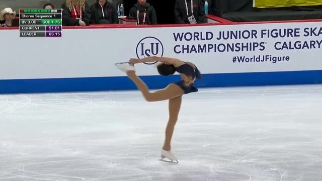 Nini Xiangyi AN -Top six- Theory of everything 2023 Calgary World Junior FigureSkating Championship