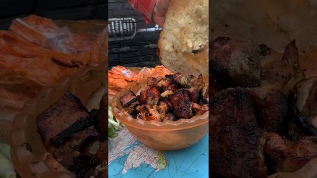 🍖ГОТОВИМ НА BBQ ВКУСНЕЙШИЙ ШАШЛЫК! Во рту тает! Смотреть заказчикам #shorts