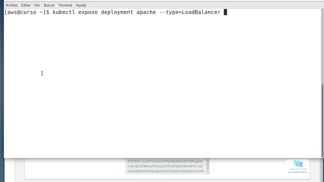 09-Tutorial. Crear un cluster Kubernetes en AWS. Ejemplo de despliegue con LoadBalancer