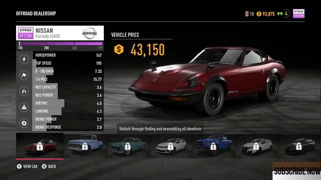 Nfs Payback - Offroad Car List - All Informations