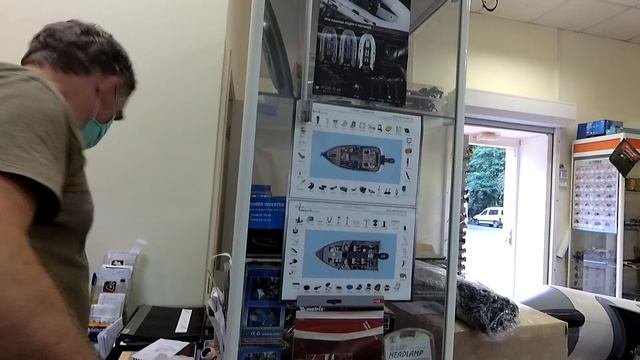 Приехал забирать лодку ENERGY N-350 в магазин