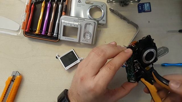DİJİTAL FOTOGRAF MAKİNESİ SÖKME- PARÇALAMA  photosmart Digital Camera repair