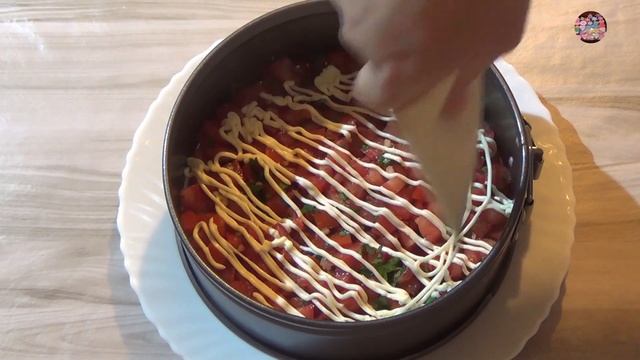 Без «Корриды» БЫКА не усмирить! Салат 2021. Salad for the New Year 2021.