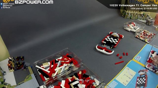 LEGO Volkswagen T1 Camper Van Live Build (Part 1)