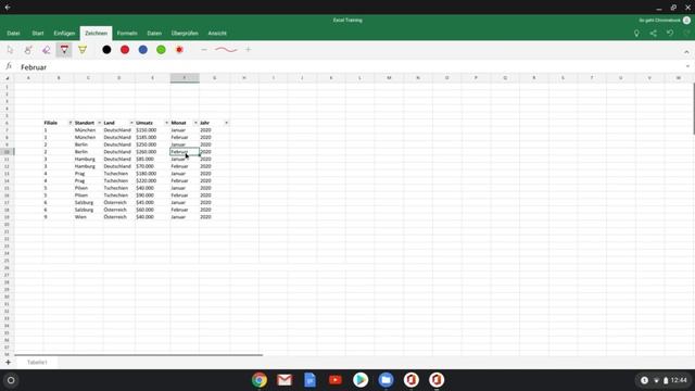 Excel auf Chromebook: So KRASS abgespeckt ist die App in Chrome OS + Pivot in Google Tabellen nutze