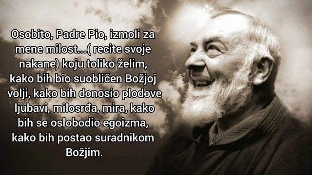 MOLITVA SV. PADRE PIJU