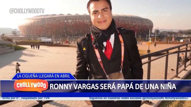 Ronny Vargas será papá de una niña