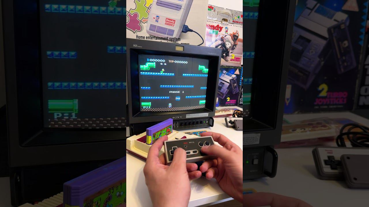 Mario bros nes dendy 8 bit