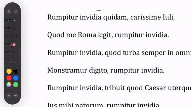 Rumpitur invidia... (Mart. IX, 97)