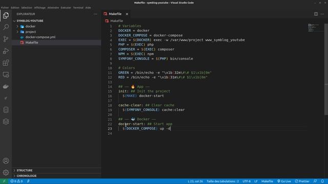 ? Un blog de A à Z en #Symfony 6 - #Makefile : Comment s'en servir pour Symfony - 004
