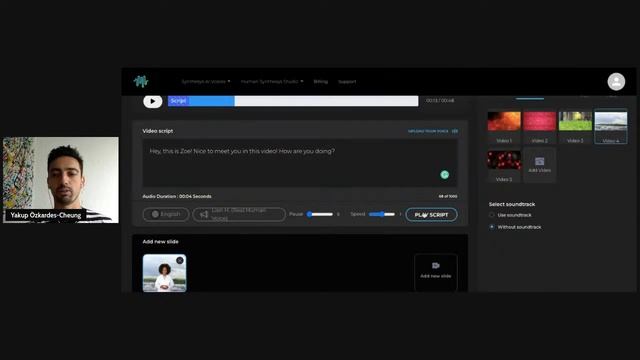 Deepfake software synthesys - How to create deep fake videos?