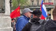 ‼️🇷🇺🇺🇦 Украинский провокатор попытался сорвать акцию «Бессмертный полк» во Франции