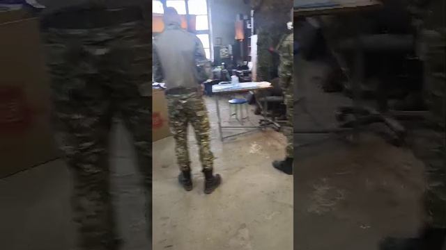 Стрельба с разворотом 180