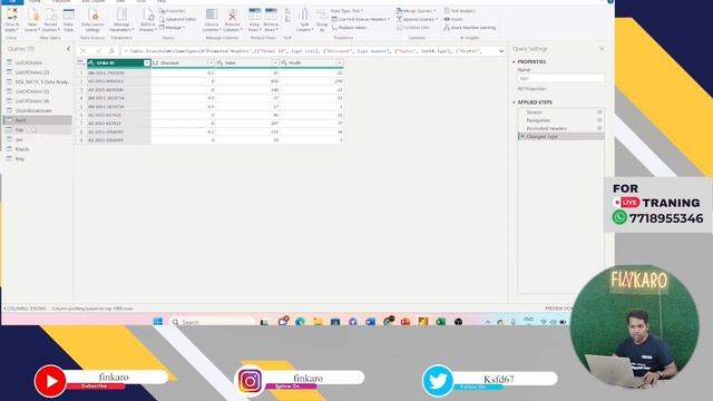 Lecture 89: Append Function -  Append Multiple table in Power Query | Power BI |  Data Analysis